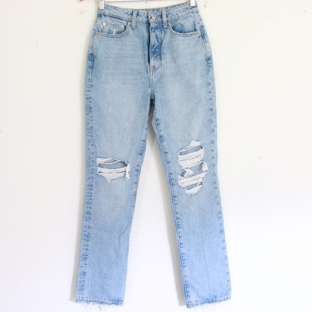 Lover + Friends Reece High Rise Slim Straight Jeans